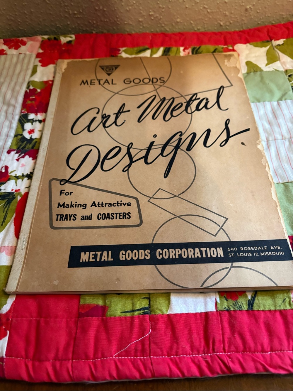 Metal Goods Art Metal Designs Booklet - Tan Cover